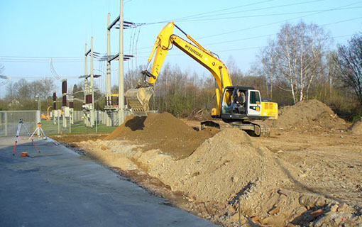 Ausschachtungsarbeiten