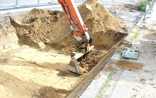 Kabelleitungstrassen für Mittelspannungskabel